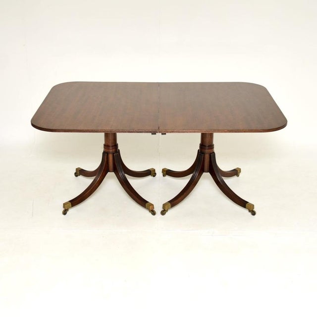 Antique Regency Style Extending Dining Table, 1900 For Sale - Image 11 of 11