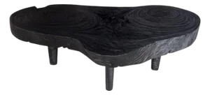 Andrianna Shamaris Amorphous Single Slab Mid Century Modern Coffee Table