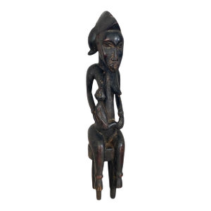 Vintage /Old African Senufo Maternity Sculpture 18" H Cote d'Ivoire