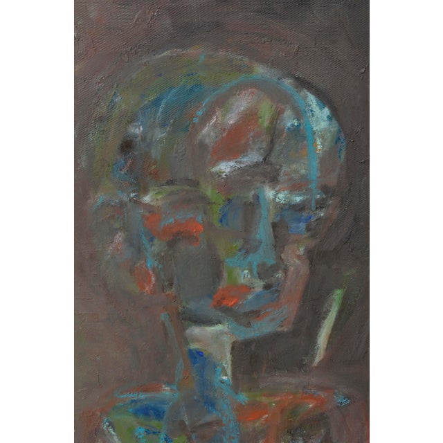 Contemporary Looking Away - Figurative Abstract by Daniel David Fuentes For Sale - Image 3 of 5