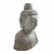 Vintage beautiful hand chiseled sone Buddha bust statue. Wonderful for outdoor or indoor display. Solid stone heavy piece...