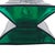 Green Blenko 8813m Paper Bag Vase Hand Etched by Jennifer Pontz 9.75" For Sale - Image 8 of 14