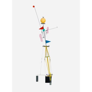 Peter Shire, Large Post Modernist Color Pop Art Metal Sculpture Memphis Milano Peter Shire LA, c.1980's For Sale