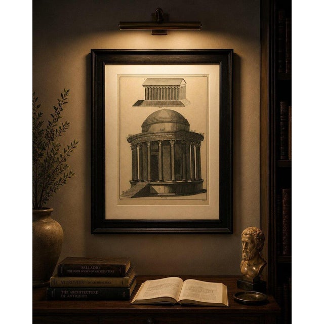Bernard de Montfaucon, Temple of Vesta & Classical Rotunda, 1721, Engraving For Sale - Image 9 of 10