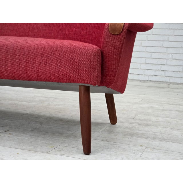 Danish 2-Seater Sofa in Furniture Fabric and Teak, 1970s For Sale - Image 13 of 18