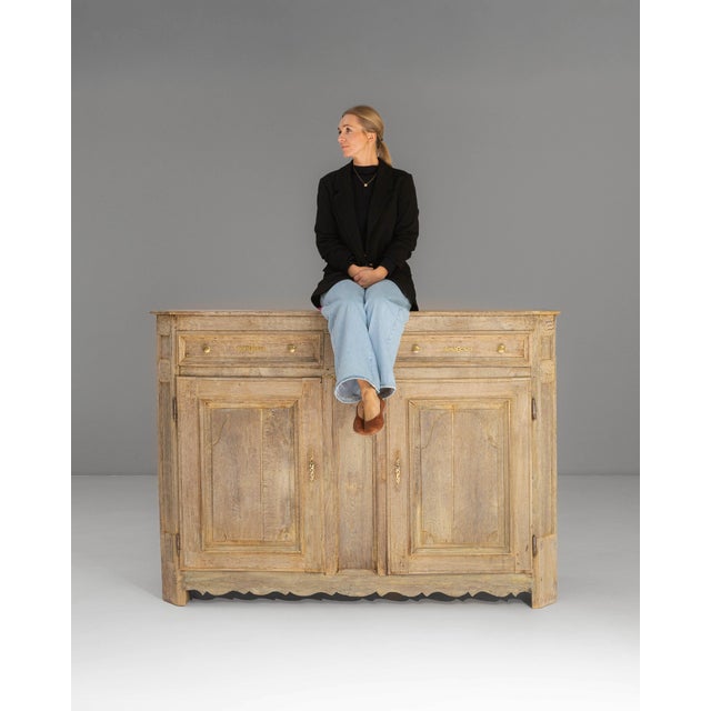 1850s French Provincial Oak Buffet For Sale - Image 18 of 18