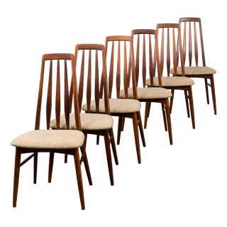 Danish Rosewood Eva Dining Chairs by Niels Koefoed for Koefoeds Hornslet, 1960s, Set of 6 For Sale