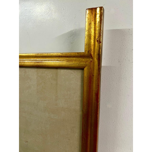 Early 20th Century Ancestor Portrait Framed in Gold Leafed Frame For Sale - Image 5 of 8