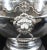 Metal Large Vintage Silver Plate Monteith Punch Bowl, 1980s For Sale - Image 7 of 17