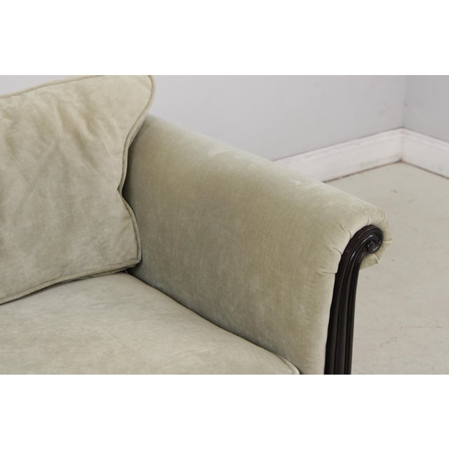 Brown Bernhardt Martha Stewart Louis XVI Upholstered Sofa For Sale - Image 8 of 18