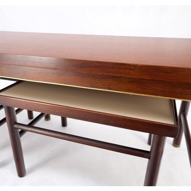 Set of 3 Mid Century Modern Nesting Coffee Side End Occasional Tables MINT!