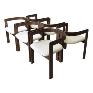 Chairs in the style of Afra and Tobia Scarpa, 1980s, Set of 6 For Sale