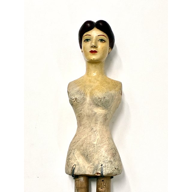 19th Century Antique Wooden Articulated Doll For Sale - Image 5 of 7