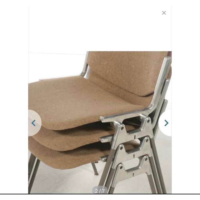 Four Side Chair by Giancarlo Piretti for Castelli Side Chairs,1960 For Sale In New York - Image 6 of 12