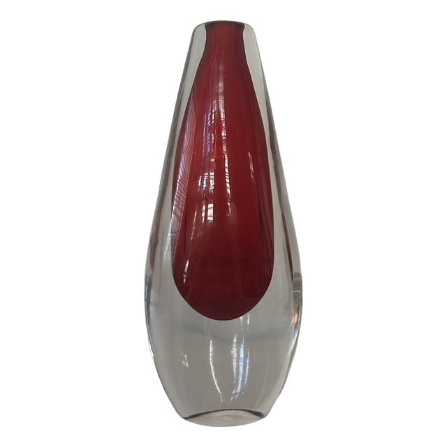 Vintage Italian Vase by Flavio Poli For Sale