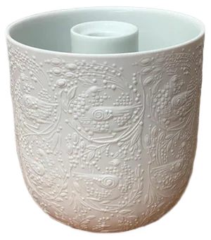 Mid-Century German White Porcelain Candleholder by Bjørn Wiinblad for Rosenthal