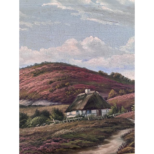 Countryside Landscape, Oil Painting, Framed For Sale - Image 7 of 16