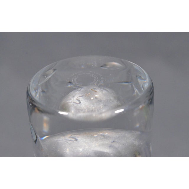 Baccarat Vintage Baccarat “Grain De Riz" Cut Crystal Bud Vase, France, 1970s For Sale - Image 4 of 6