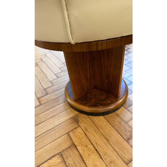 French Art Deco Hocker, 1930s For Sale - Image 6 of 7