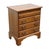 Keller Furniture Keller Furniture Solid Cherry Early American Colonial Revival 24" Four Drawer Nightstand 2650 For Sale - Image 4 of 14
