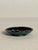 Vintage Chinese Enamel Dish with Flowers, 4 dia x .5 h, great patina