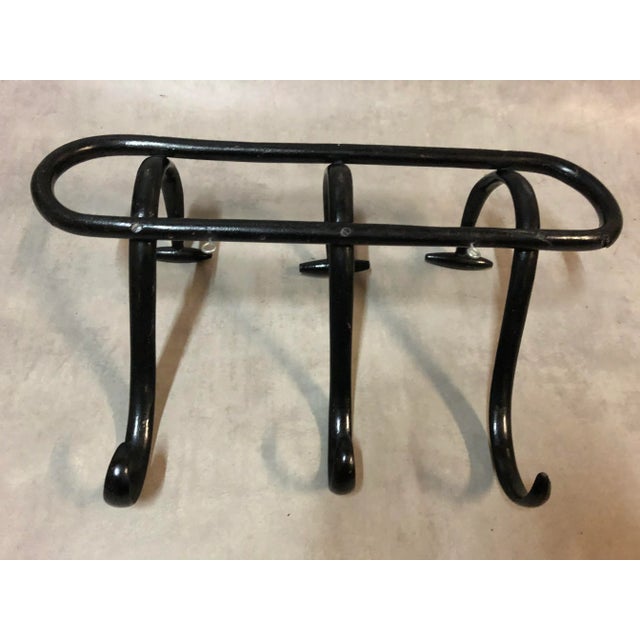 Black Antique Model S3 Black Bentwood Coat Rack by Thonet For Sale - Image 8 of 9