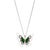 Asian Abundance Green Butterfly Necklace For Sale - Image 3 of 7
