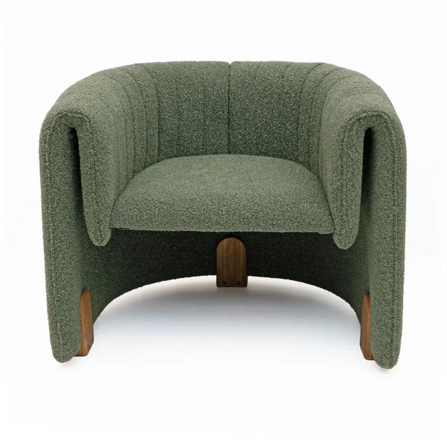 2000 - 2009 Italian Bouclè Armchairs, 2000s, Set of 2 For Sale - Image 5 of 12