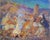 A delightful gouache/watercolor by the renowned Orientalist painter Etienne Dinet, depicting a flute player tending a...