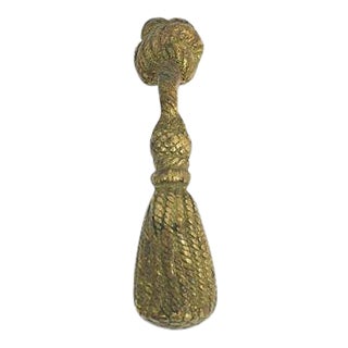 Mid-Century Italian Brass Tassel Bottle Opener For Sale