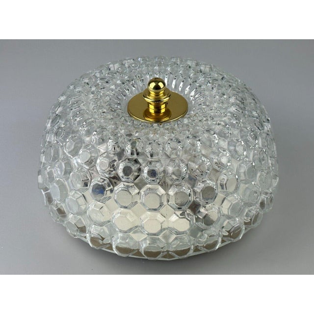 Space Age Ceiling Lamp from Glashütte Limburg Germany, 1970s For Sale - Image 11 of 18