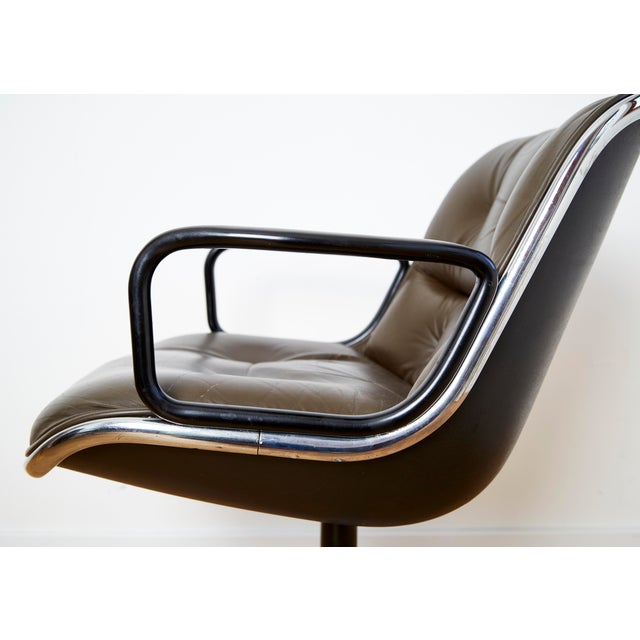 1970s Executive Chair by Charles Pollock for Knoll International, 1960s For Sale - Image 5 of 14