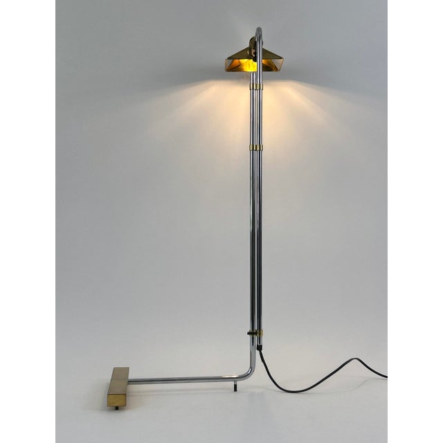 Floor Lamp Backslider by Cedric Hartman for Jack Lenor Larsen, Switzerland, 1960s For Sale - Image 12 of 18