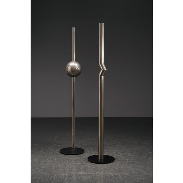 Silver Rudolf Wolf, Constructivist Sculpture, 1960s, Metal For Sale - Image 8 of 14