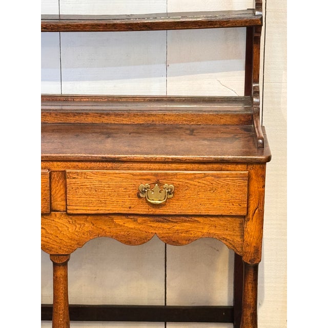 Welsh Oak Dresser With Open Plate Rack For Sale - Image 6 of 14