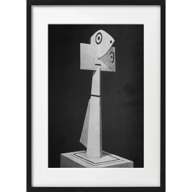 Pablo Picasso "Picasso's Sculptures" #2 Contemporary Black and White Gallery Wall of Photographs, Framed - Set of 15 For Sale - Image 4 of 11