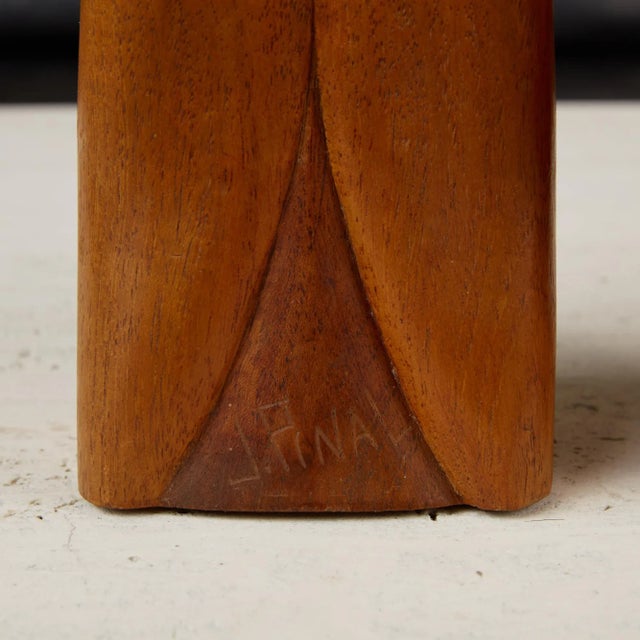 Wooden Native American Busts - a Pair For Sale - Image 10 of 13