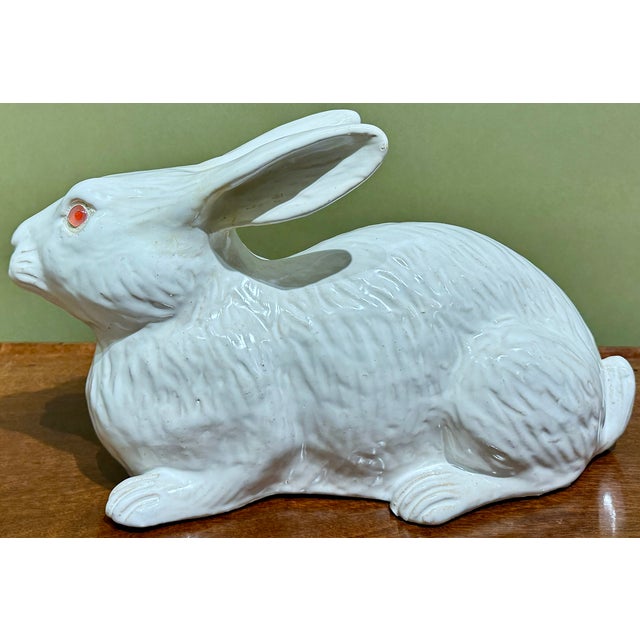 Bavent Terracotta Large Rabbit Figurine, France Circa 1890 For Sale - Image 4 of 11