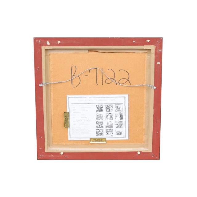 Vintage Graciela Rodo Boulanger Original Hand-Pulled and Signed Lithograph - August For Sale - Image 9 of 12