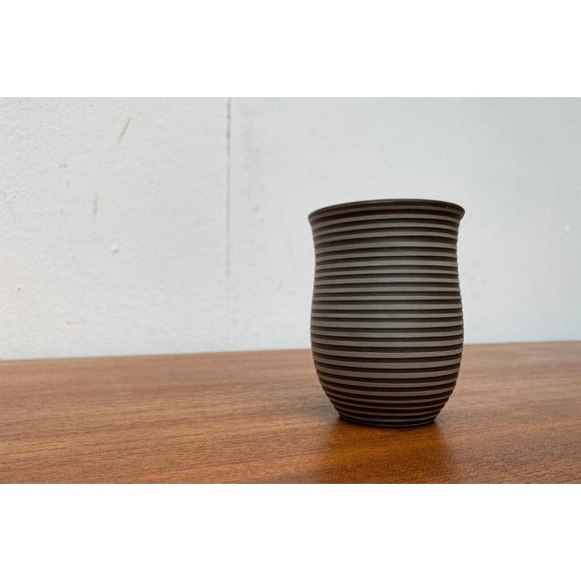 Mid-Century Minimalist Vase from Kieler Kunstkeramik, 1960s For Sale - Image 4 of 14
