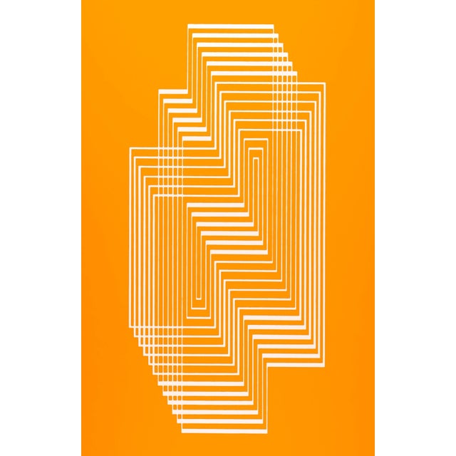 "Graphic Tectonic" serigraph by Josef Albers from the monumental "Formulation : Articulation" published by Harry N. Abrams...