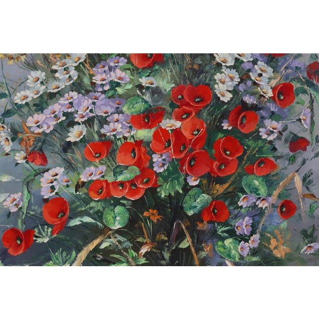 Belgium / 20th century / Painting / Roger Remmerie / Canvas and wood / Baroque A vibrant homage to classical still life,...