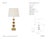 Julie Neill by Visual Comfort Signature Alberto Large Triple Table Lamp in Antique-Burnished Brass with Linen Shade...
