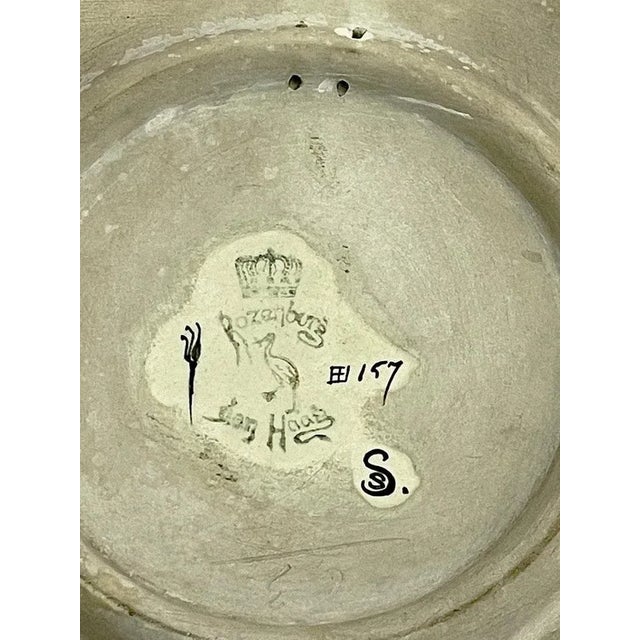 Ceramic Dutch Earthenware Wall Plate from Rozenburg, 1910 For Sale - Image 7 of 9