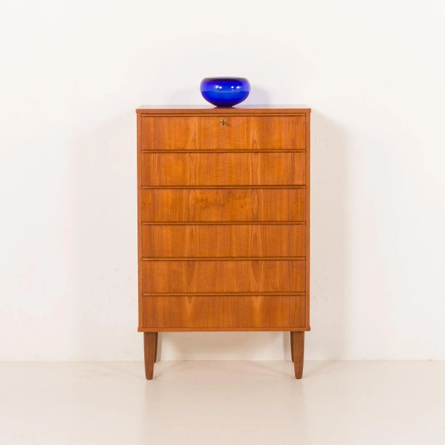 Mid-Century Danish Teak Chest of Drawers, 1960s For Sale - Image 13 of 13