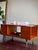 1960s Mid-Century Modern Teak Coffee Table With Beveled Glass — Record Cabinet, Turntable Stand, Media Console and Low Credenza For Sale - Image 12 of 12