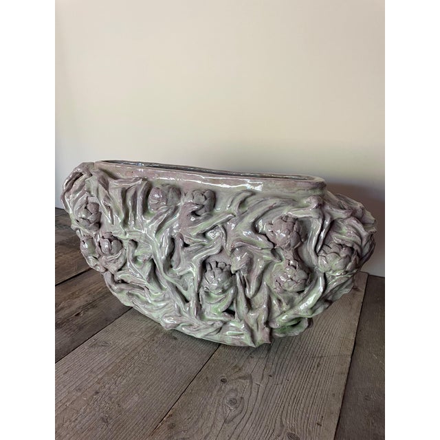 Vintage Ceramic Planter for Artichokes, 2010s For Sale - Image 10 of 10