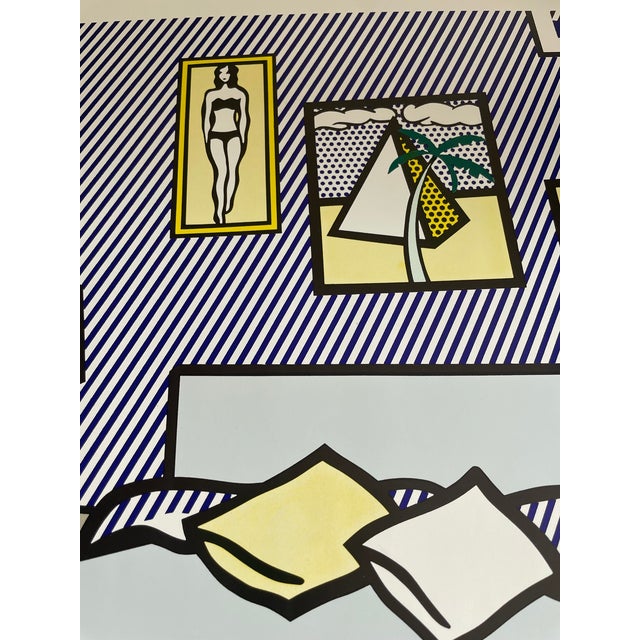 Paper Roy Lichtenstein (1923-1997), Interior With Waterlilies, 1991, Copyright Estate of Roy Lichtenstein/Dacs 2000, Printed in Britain For Sale - Image 7 of 9