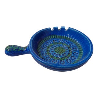 Vintage Italian 9814/13 Ceramic Ashtray by Aldo Londi for Bitossi, 1960s For Sale