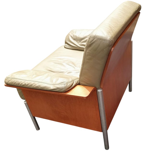 Wood Keilhauer MCM Chair a Masterclass in Material Harmony, Seamlessly Blending Classic Luxury/ Industrial Edge. For Sale - Image 7 of 12